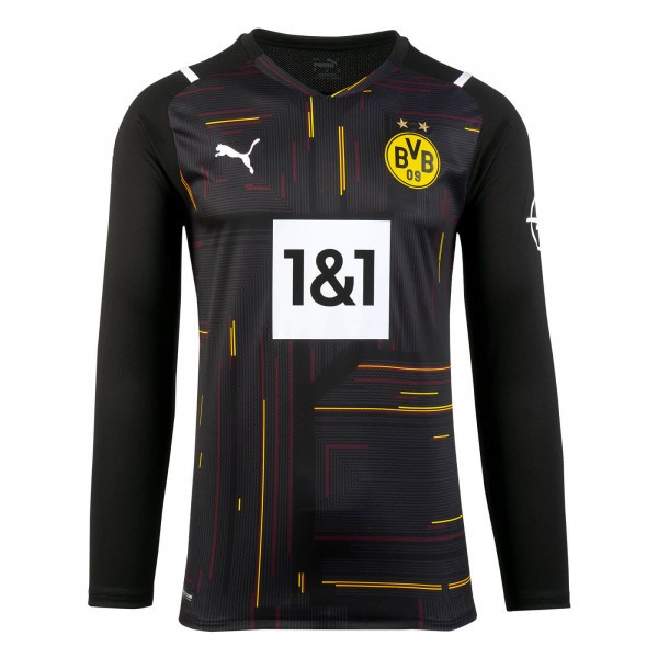 Thailand Trikot Dortmund Torwart 2021-2022 Schwarz Günstige Fußballtrikots